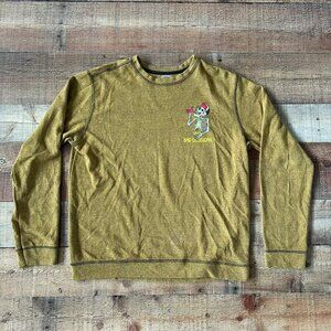 Dikotomy Women's Bad Decisions with Skeleton Long Sleeve Top in Light Brown -M